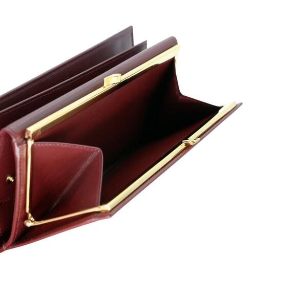 Cartier Embossed Leather Logo Bi-fold Organizer Wallet CR-1201P-0003 - Picture 10 of 10